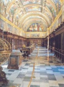 *Frescos de la Biblioteca del Monasterio de San Lorenzo del Escorial en Madrid